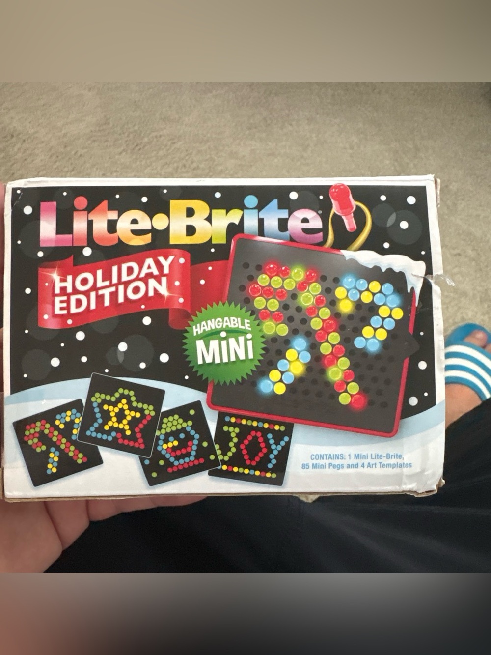 Lite brite holiday edition